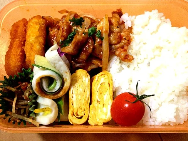 豚肉のケチャップ炒めメインのお弁当|みかさん