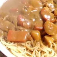 Snapdishの料理写真:カレースパゲティ|香りの元さん