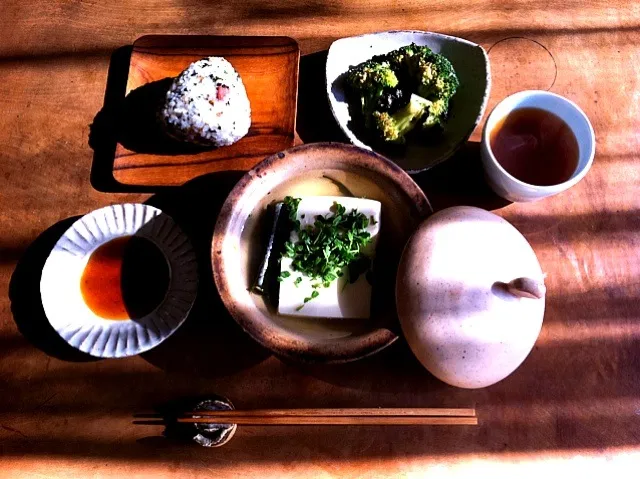 朝昼ご飯ー。|つるたさん