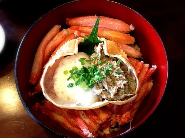 2012.12.9 カニ丼でランチ💓|ゆみずさん