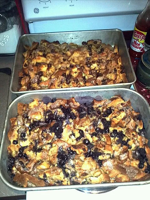 bread pudding- blueberry and chocolate chip|martha jeffersonさん