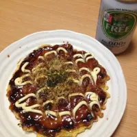 1209.ばんごはん。お好み焼き。|たまさん