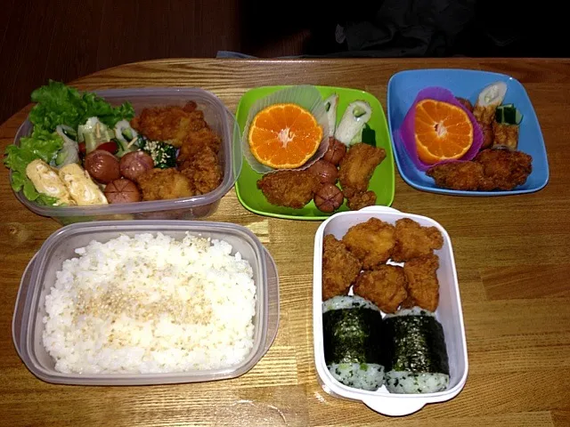 チビの朝ごはんとカズの朝ごはんとお弁当〜|mkさん