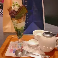 Snapdishの料理写真:抹茶ガトーショコラパフェ|ちひろさん