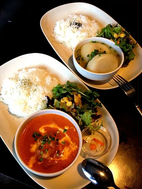 ぶた餅汁  バターチキンカレー|なべすけさん