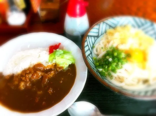 ぶっかけうどんカレーセット|るっくさん