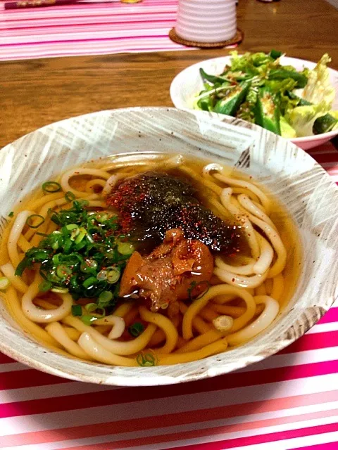 Snapdishの料理写真:梅干しとろろうどん|ゆかりさん