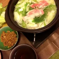 つゆで食べるしゃぶしゃぶと肉味噌|ばんびさん