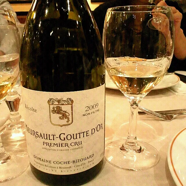 Meursault Goutte D'or 1er 2009 / Coche-Bizouard|ふぃるまめんとさん