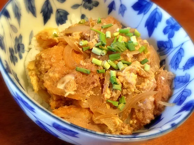 昨日のお昼はカットとじ丼|Ayayaさん