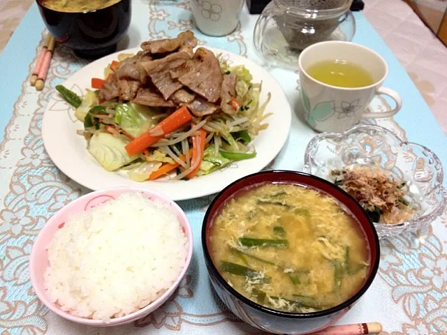 男ご飯！野菜炒め～☆|わくぴ☆さん