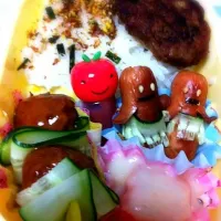 Snapdishの料理写真:彼氏のお弁当♡|めがあめさん