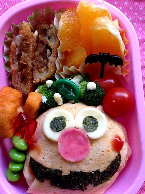 Lunch box☆Elmo's Jack-o'-Lantern☆ｴﾙﾓのお化けｶﾎﾞﾁｬ for Halloween|🌈Ami🍻さん