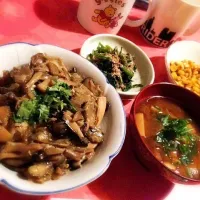 キノコ丼|りかこさん