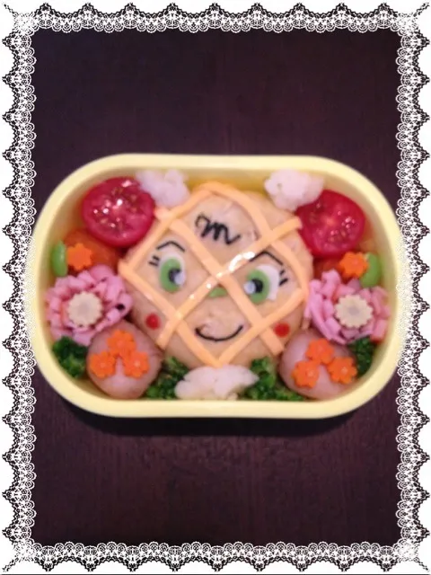 Snapdishの料理写真:メロンパンナちゃん弁当💕|ともさん