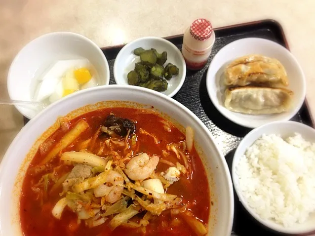 海鮮ちゃんぽん定食|もえさん