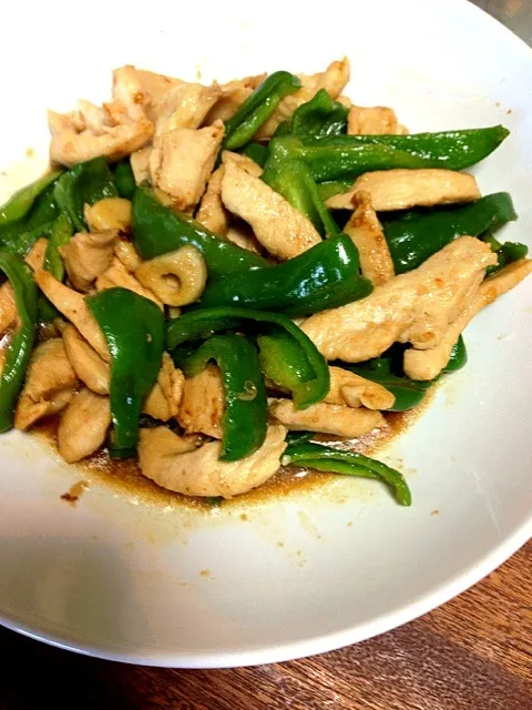 鶏肉のにんにく醤油炒め|まりさん