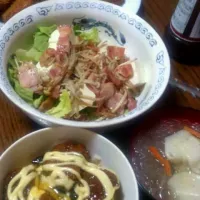 鳥つくね丼|しずかさん