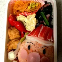 Snapdishの料理写真:アンパンマンサンタさん弁当|あぴさん