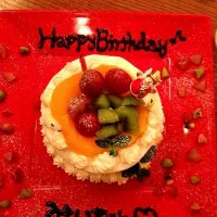 Snapdishの料理写真:Birthday cake|古田美咲さん