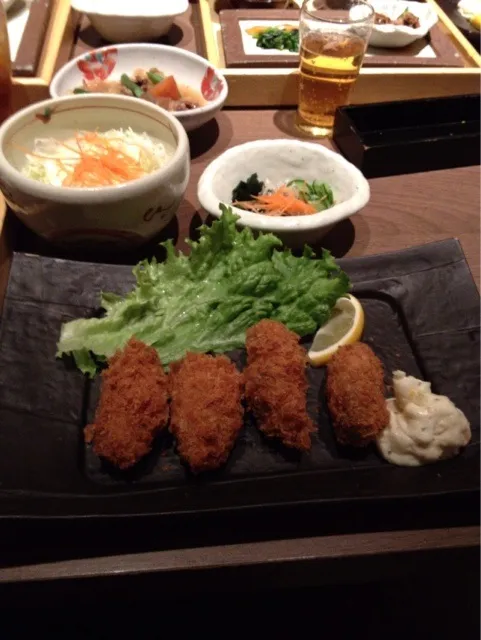 カキフライ定食１|ゆかさん