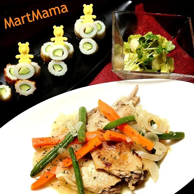 たっぷり玉ねぎと手羽先の白ワイン煮|恭子さん
