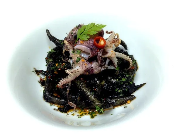 squid ink pasta|willzさん