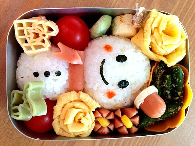 雪だるま弁当☆|akikoさん