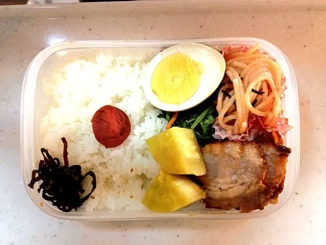 Snapdishの料理写真:Barbecued pork BENTO|caori ytさん