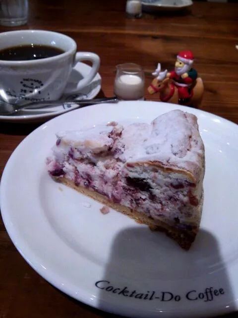 コクテル堂 コーヒとクランベリーチーズケーキ|こはここさん