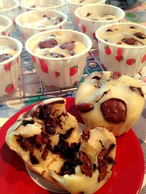 My Heavenly Chocolate chip muffins|Prae~*さん