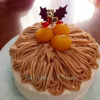 Snapdishの料理写真:クリスマスモンブラン|夏子さん