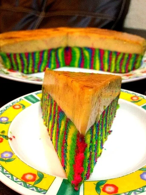 Caramel Rainbow Cake|roxette roszeitaさん