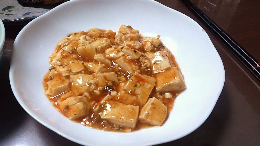 tofu with chili sauce|joさん