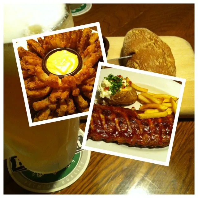 Bloomin ' Onion ブルーミン・オニオン、Baby Back Ribs ベビーバック・リブ|tay___75さん