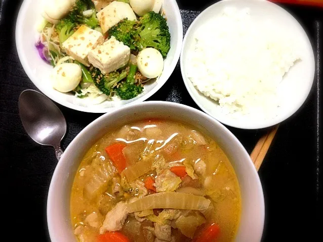 Snapdishの料理写真:Tonight's Dinner/今晩の晩ご飯|Tito Jickain Recososa Jrさん