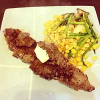 Snapdishの料理写真:Cheap Steak|Percyさん