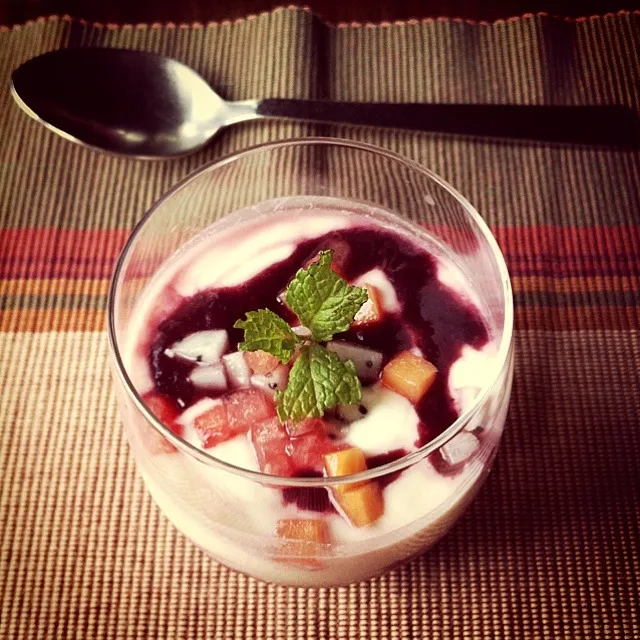 Fruity yogurt in Bhutan|Sirisopaさん