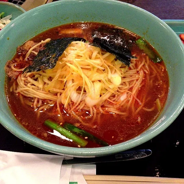 カルビラーメン定食|いだっちさん