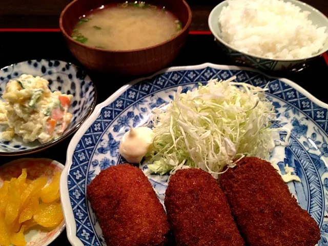 カニクリームコロッケ定食|tomoさん