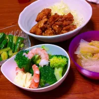 Snapdishの料理写真:今日の夕飯|あたこさん