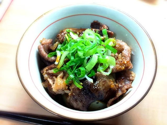 頂き物の霜降り肉で牛丼♪|さほこさん