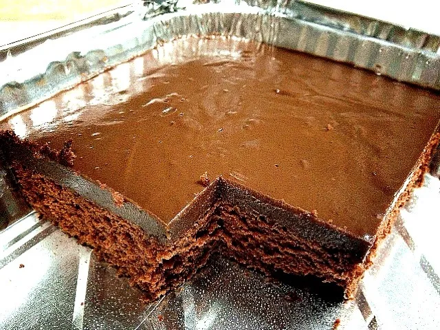 ช็อกโกแลตหน้านิ่ม ((chocolate fudge cake))|CatSaNovyさん