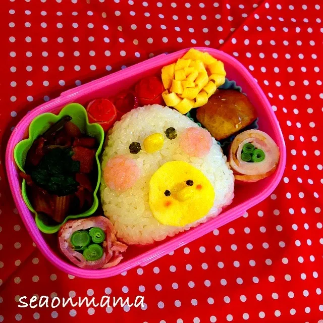 Snapdishの料理写真:ピヨタマちゃん弁当|ゆこさん