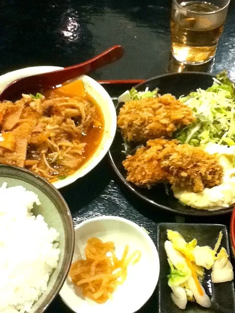 カキフライ定食|三浦 弘賢さん