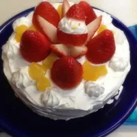 Snapdishの料理写真:クリスマスケーキ！|まゆ男さん