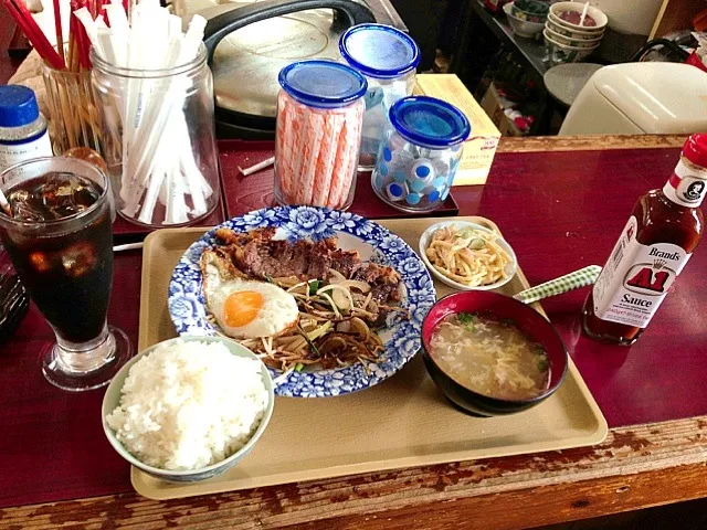 牛サーロインステーキ定食‼NOW‼|dabasyuさん