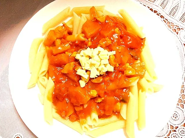 Chicken pineapple sphagetti|debbie sarausaさん