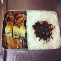 お手軽ちゃん残り物弁当|鬼蔵さん