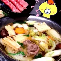 Snapdishの料理写真:しゃぶしゃぶコース♡|ＭＩＩさん